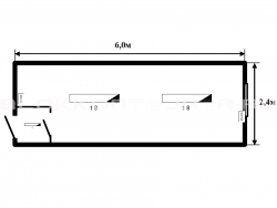 Блок-контейнер 6м жилой для строительных объектов в Ртищеве